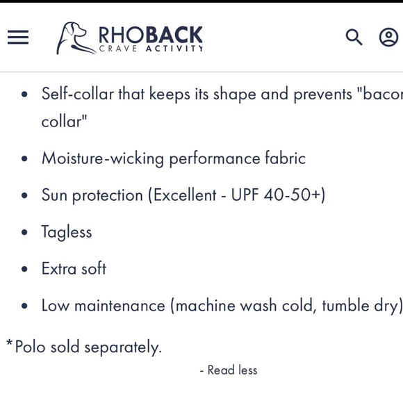 Rhoback Men's Performance Q-Zip - Picture 12 of 12